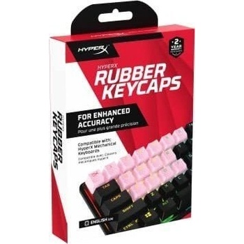 HyperX Rubber Keycaps - Gaming Accessory Kit - Pink (US Layout) Капачка за клавиатура (519U0AA#ABA) (519U0AA#ABA)