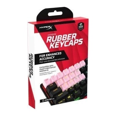 HyperX Rubber Keycaps - Gaming Accessory Kit - Pink (US Layout) Капачка за клавиатура (519U0AA#ABA) (519U0AA#ABA)