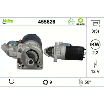 Štartér VALEO 455626