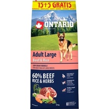 Ontario Adult Large Beef & Rice 20 kg