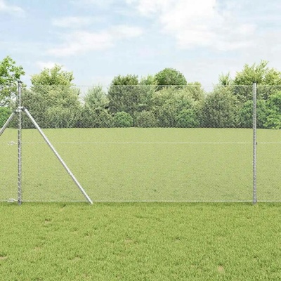Oplocení plot stříbrný 1 x 10 m Ocel
