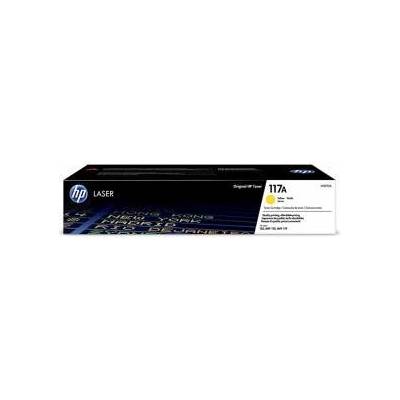 Compatible Съвместима тонер касета 117A - Yellow - W2072A, За HP COLOR LASER MFP 179FNW / MFP 178NW / 150NW, До 700 страници, Жълт, 100HPW2072AH