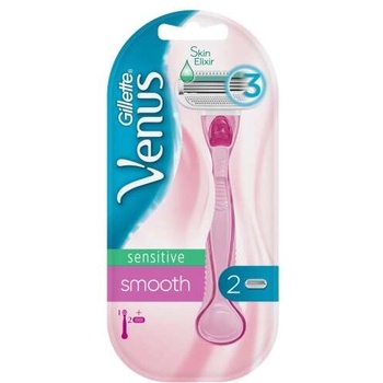 Gillette Venus Smooth Sensitive дамска самобръсначка + 2 бр. тампони за бръснене (81743526)