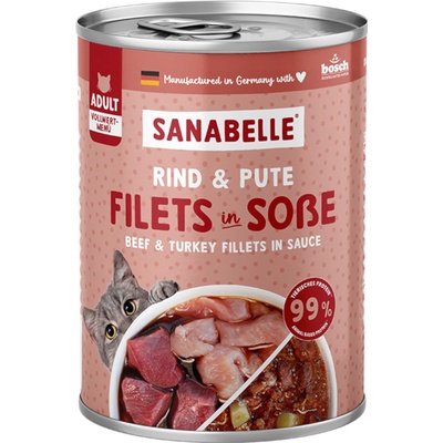 Sanabelle All Meat husacie a kuracie 6 x 380 g