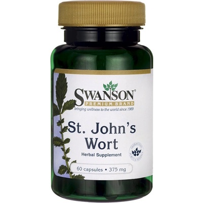 Swanson St. John's Wort Třezalka tečkovaná 375 mg 60 kapsúl