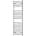 Mexen Hades 1200x400 mm 373W chrome (W104-1200-400-00-01)