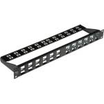 Brand-Rex Пач панел Brand-Rex MMCPNLX24SIJ2MAN, 24 порта, празен, за вложки под ъгъл (MMCPNLX24SIJ2MAN)