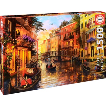 Educa Пъзел Educa от 1500 части - Залез във Венеция (EDU17124)
