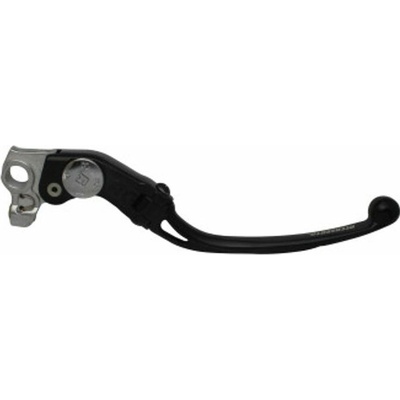 ACCOSSATO Adjustable folding lever ACCOSSATO LV011 in aluminium for original brake master cylinders čierna