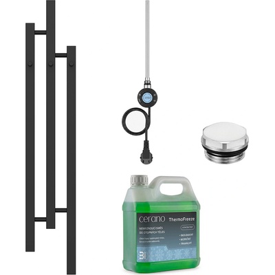 Cerano Fabiano WIFI 1200 mm x 220 mm čierna matná
