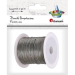 TITANUM Floristic wire 0, 45mm x 30m serbrny