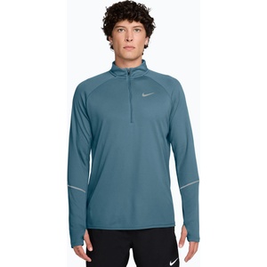 Nike Мъжки суитшърт за бягане Nike Miler Dri-Fit UV 1/2 Zip smokey blue