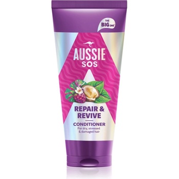 Aussie SOS Repair & Revive подхранващ балсам за третирана коса и скалп 350ml