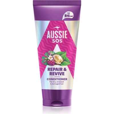 Aussie SOS Repair & Revive подхранващ балсам за третирана коса и скалп 350ml