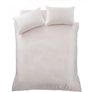 Catherine Lansfield Розово единично спално бельо 135x200 cm Silky Soft - Catherine Lansfield (BD/55075/W/SQS/BLH)