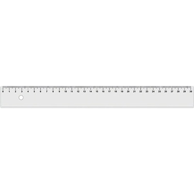 KOH-I-NOOR Пластмасова линийка, 30 см, koh-i-noor 074261000000 (074261000000)