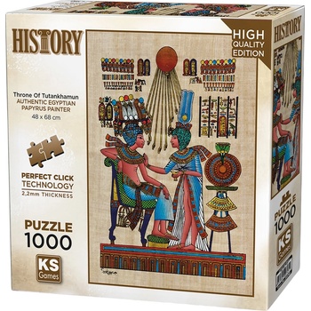 KS Games Пъзел KS Games от 1000 части - Тронът на Тутанкамон (20743)