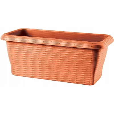 Bama Květináč plast hnědý 60 x 20 x 17,5 cm