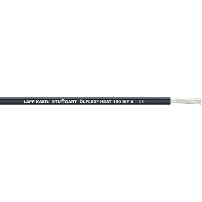 Lapp 1249587/100 vysokoteplotní vodič, ÖLFLEX® HEAT 180 SiF A, 1 x 4 mm², červená, 100 m