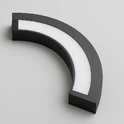 ПРОФИЛ АЛУМИНИЕВ wave 1/4 Ф1200 50x50+ДИФУЗЕР К-КТ ral (5804-0.25ral)