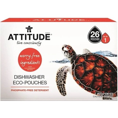 ATTITUDE Eko tablety do umývačky All in 1 bez fosfátov 26 ks