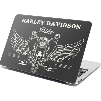 Sablio Samolepka na notebook Harley-Davidson S křídly - 38x26 cm