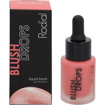 Rodial Blush Drops tekutá lícenka a lesk na pery dodávajúci hydratáciu a lesk Frosted Pink 15 ml