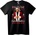 NOONEBRAND Тениска Весела Коледа Gallo de Oro - XS, Black
