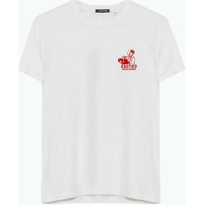 Pánské tričko Kaotiko Washed Bella Ciao white