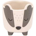 Sass & Belle Керамично покритие за кашпа ø 8 cm Badger Mini - Sass & Belle (XDC730)