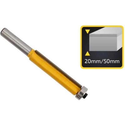 Stopková fréza na drevo, priemer 12,7 mm, rezná hrana 25 mm, stopka 8 mm, XL-TOOLS