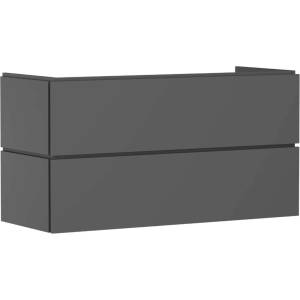 Hansgrohe Xilesa E - Шкаф за мивка, 62x118x47 см, 2 чекмеджета, матово сиво 54298760 (54298760)