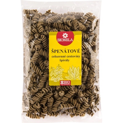 Biomila Špenátové celozrnné špirály 300 g
