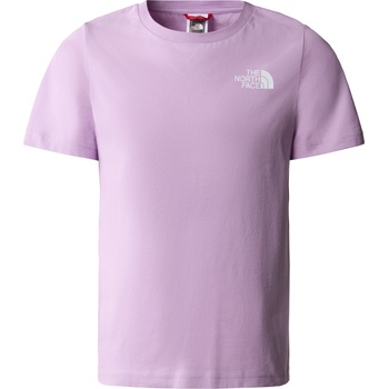 The North Face Детска тениска g s/s relaxed redbox tee lupine - xl (nf0a82ebhcp)