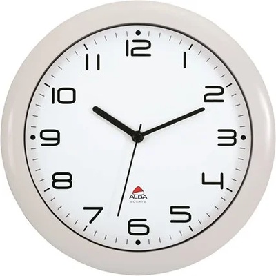 Alba Стенен часовник, 30 см, ALBA "Hornew", бял HORNEW BC (HORNEW BC)