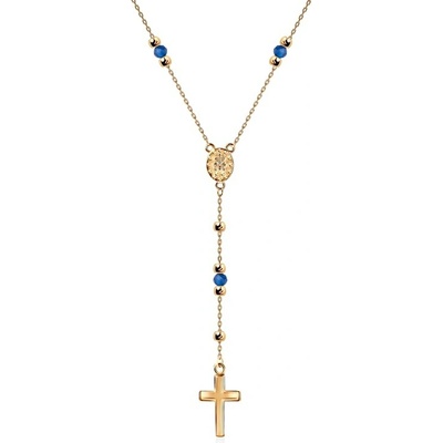 Savicki Náhrdelník žlté zlato, zirkón B-N-N0262-00518-585-Z