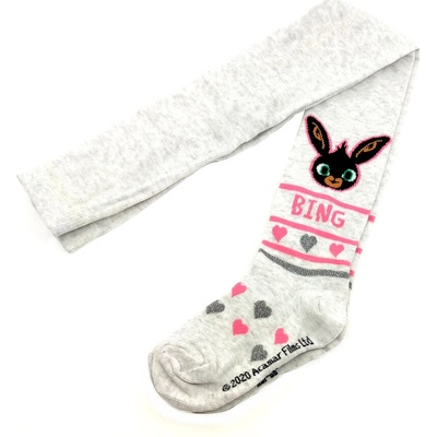 EplusM dievčenské pančucháče Zajačik Bing Šedá