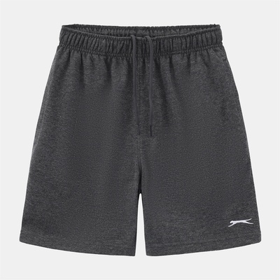 Slazenger Къси панталони Slazenger Kids' Cotton Jersey Jogger Shorts - Charcoal Marl