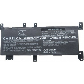 Image 1 of VHBW Батерия за Asus F442 / X442, C21N1638, 4750 mAh (888201445)