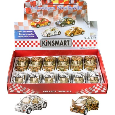 KINSMART Auto model VW New Beetle kov PB druhy 1:32