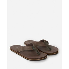 RIP CURL Revival Leather Open Toe Dark Brown 1592