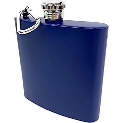 Placatka s karabinou matná modrá 180 ml