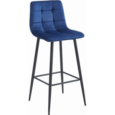 Trendie Budva samet modrá