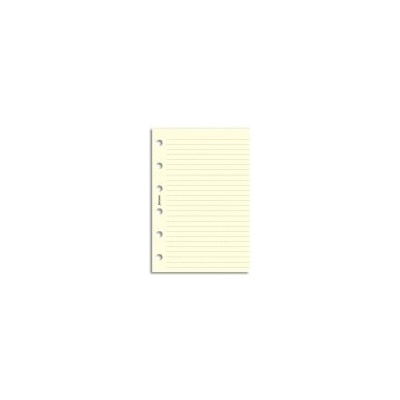 Filofax papier linajkový krémový, 20 listov vreckový