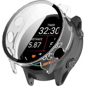 Techsuit Калъф с протектор за екран Techsuit Defense360 Pro - Garmin Forerunner 70 / Forerunner 170 - Прозрачен
