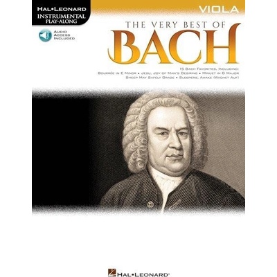 The Very Best of Bach Instrumental Play-Along For Viola noty na violu + audio – Hledejceny.cz