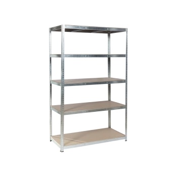 Carmen Метален стелаж Carmen CR-1012 - 200х120х60 см, до 250 кг на рафт - цинк