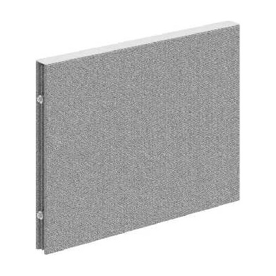 Office Pro Paraván Akustik na stôl 60 cm - TPA S 600 šedá