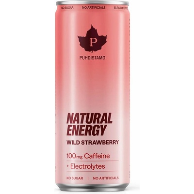 Puhdistamo Natural Energy Drink Hruška 330 ml