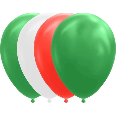 Fiësta Balónky zelená bílá červená ø30cm 80336